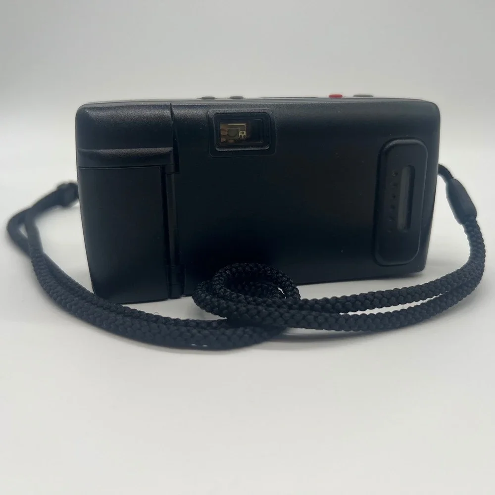 Olympus Infinity Twin Weatherproof 35mm Film Camera Dual Lens 35mm 70mm Black